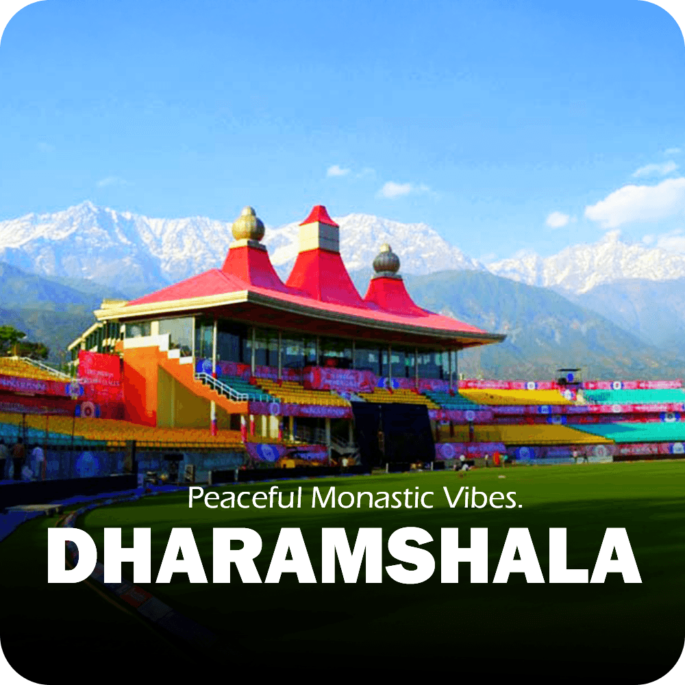 A vibrant scene from Dharamshala & Dalhousie