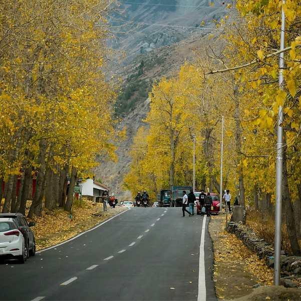 Sissu village and the Chandra river valley in the Lahaul region of Himachal Pradesh
