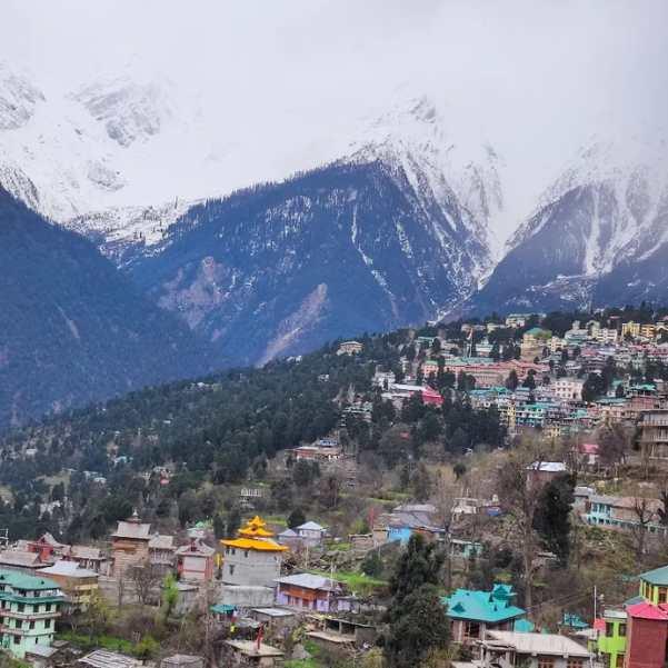 Walking path to Roghi Village from Kalpa
