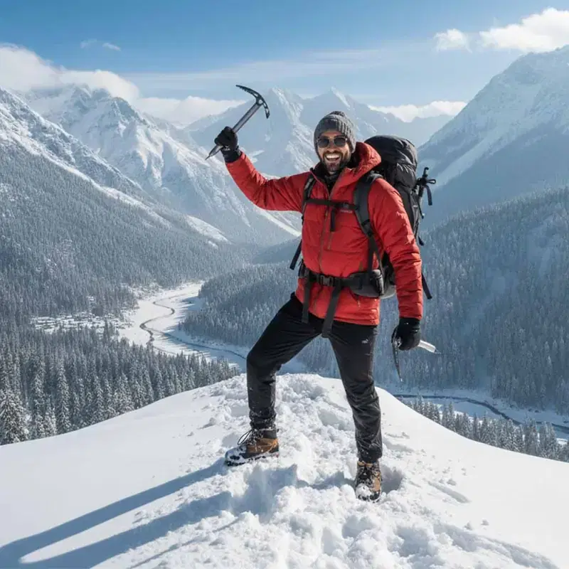 Take a Slow Snow Walk in the Morning