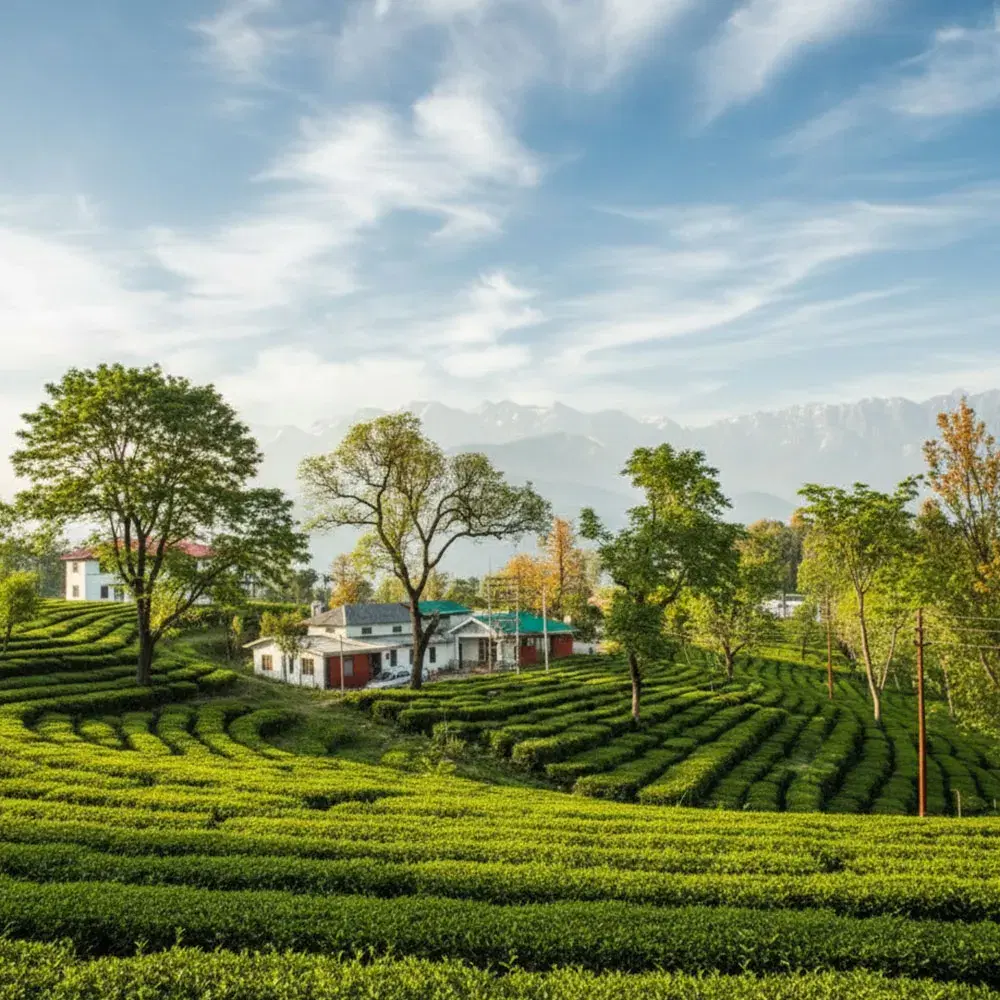 Visit The Tea Gardens in Dharamshala