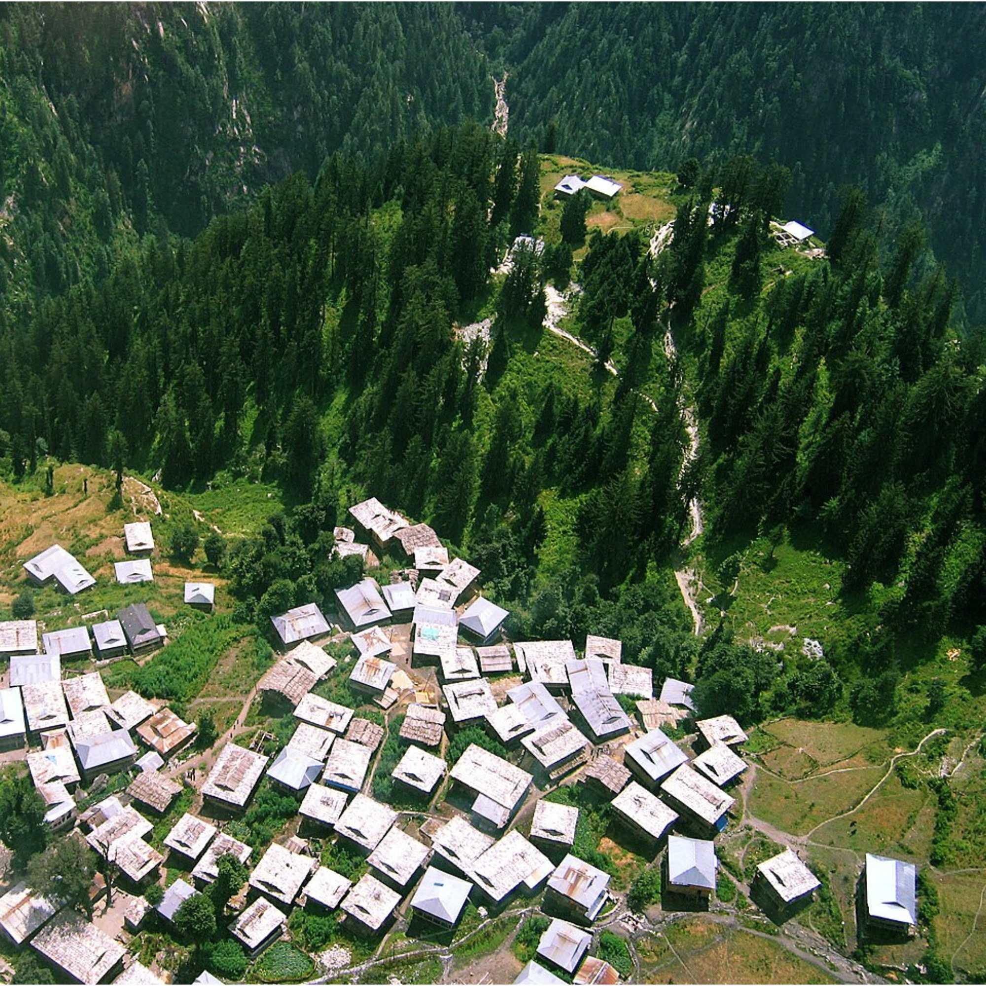 Stunning panoramic view of Malana Village nestled in the remote mountains of Himachal Pradesh.jpg