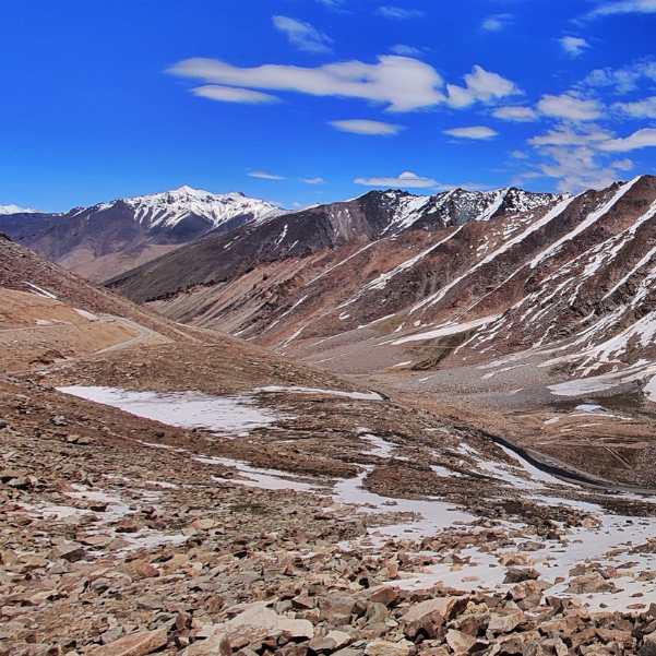Khardung La Pass in July