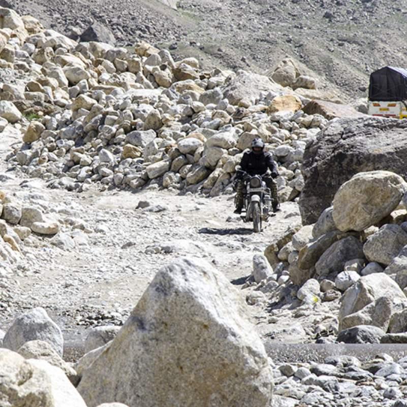 Spiti Bike Trip Water Crossings