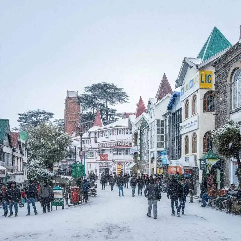 Shimla in January