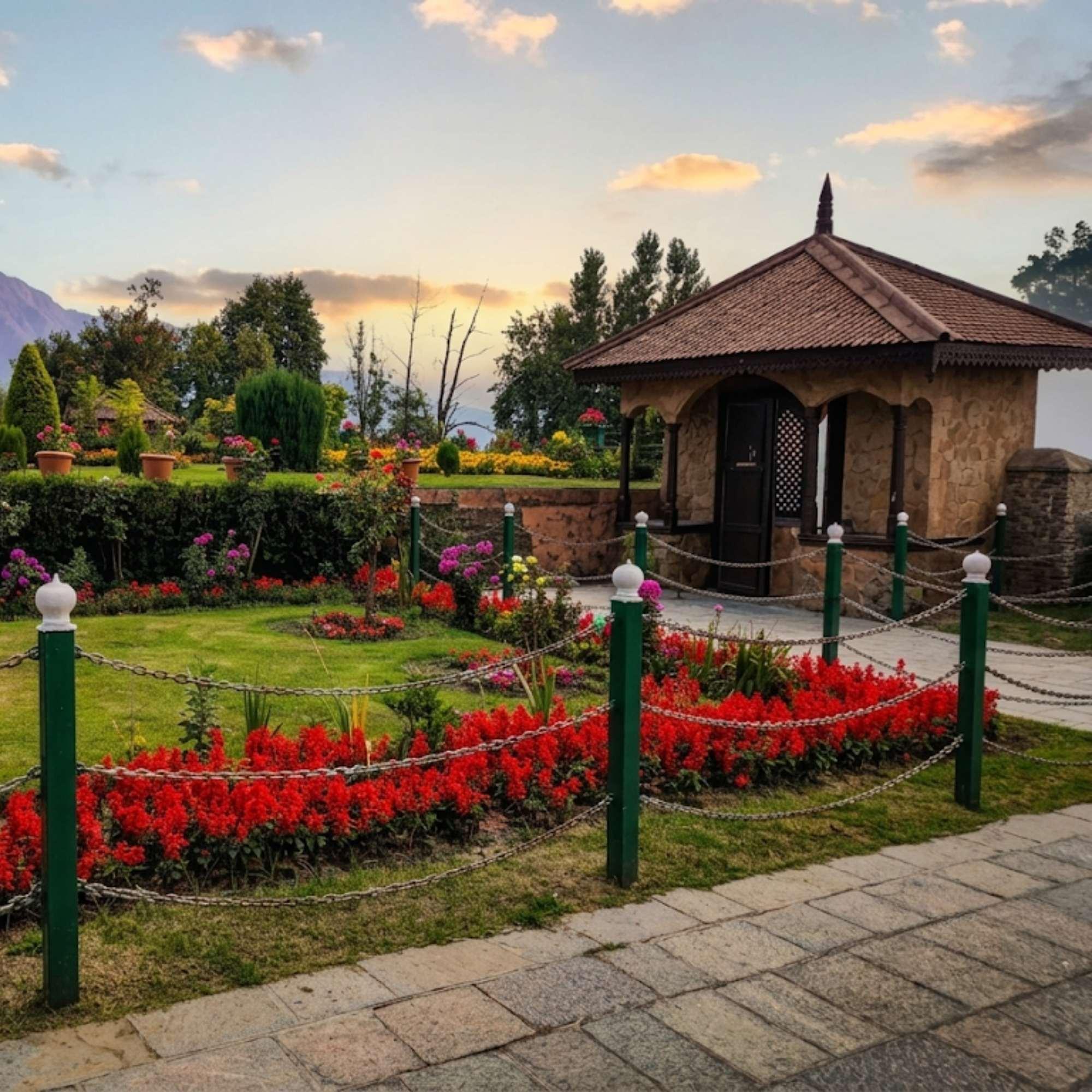 Colorful Flower Beds at Nishat Bagh Srinagar.jpg