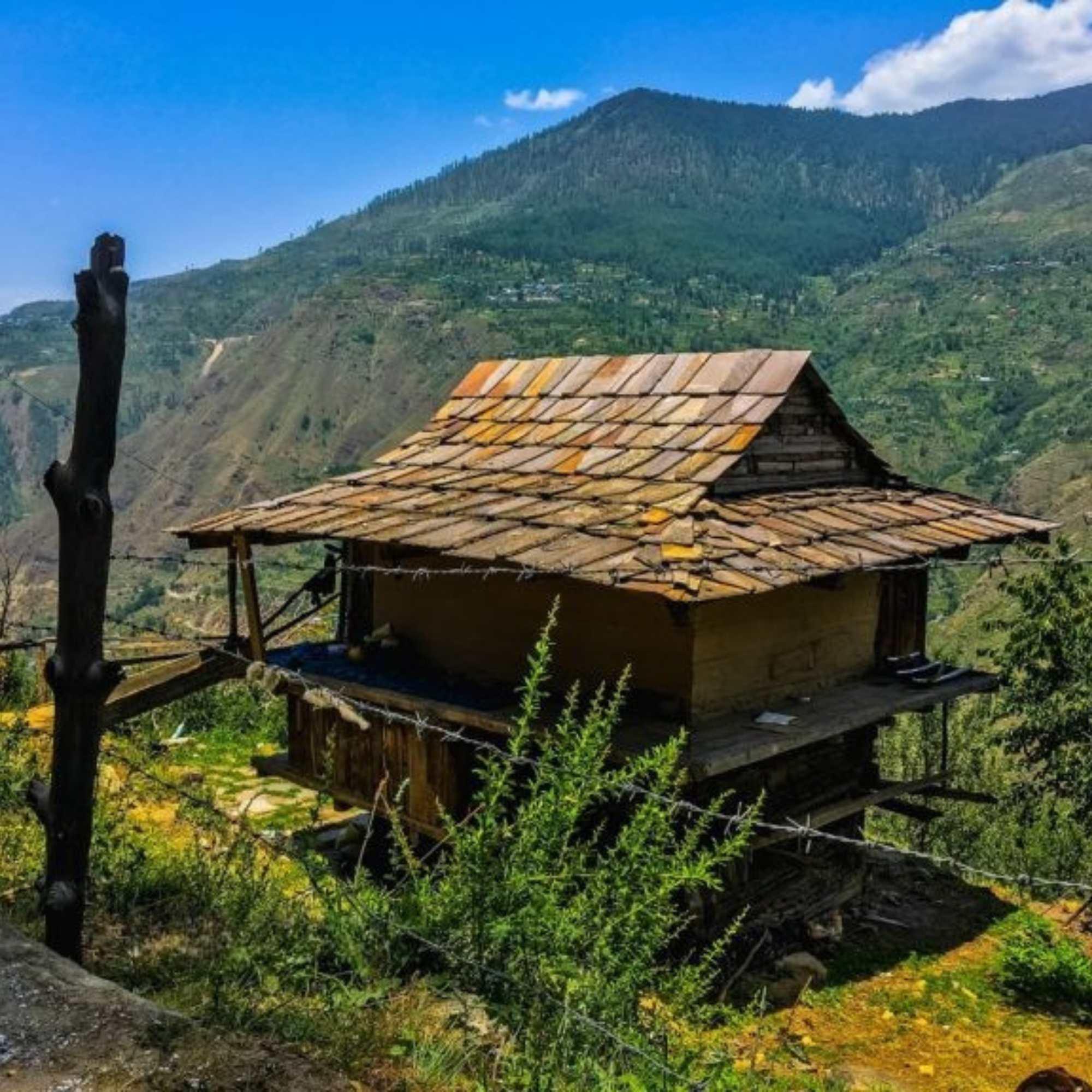 Peaceful mountain landscape of Larot near Rohru in Shimla district, Himachal Pradesh.jpg