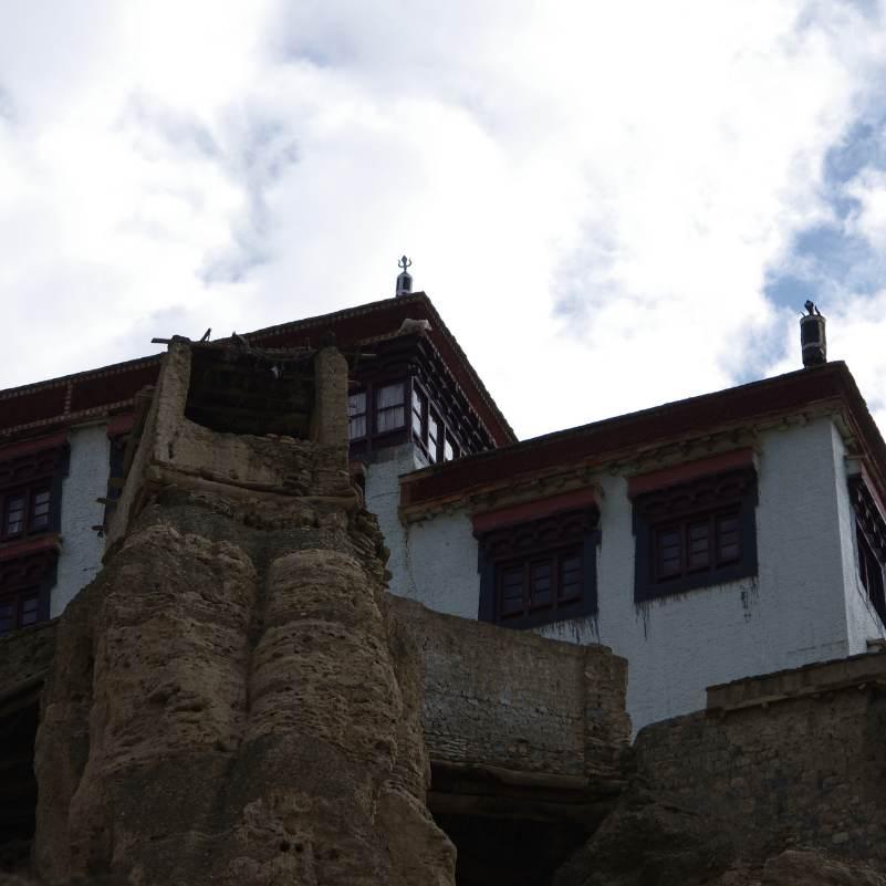 Lamayuru Monastery surrounded by the rugged desert mountains of western Ladakh