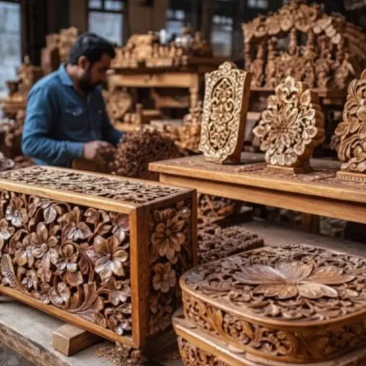 Shop for Pashmina & Walnut Woodcrafts