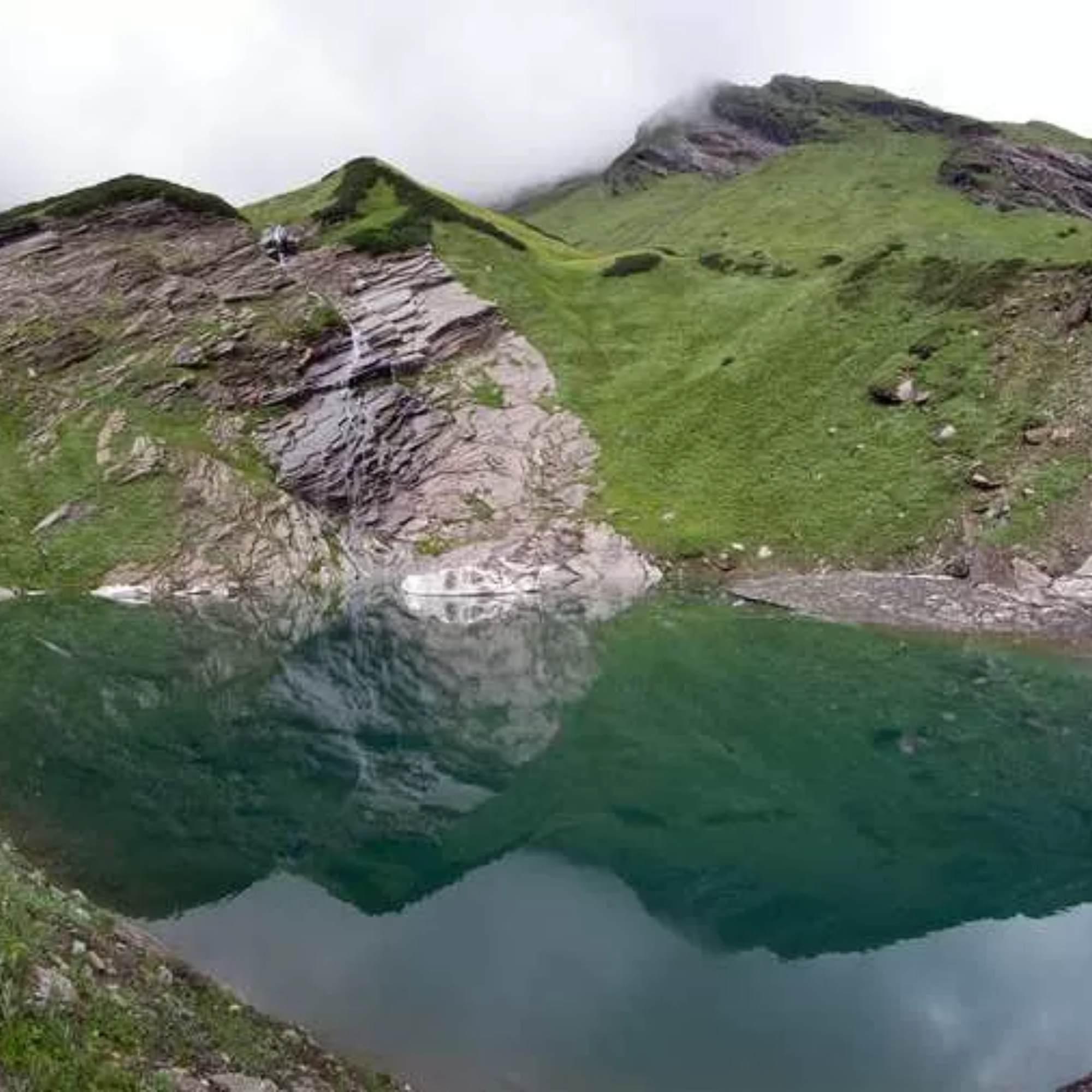 Beas Kund Trek alpine meadows near Manali Himachal Pradesh