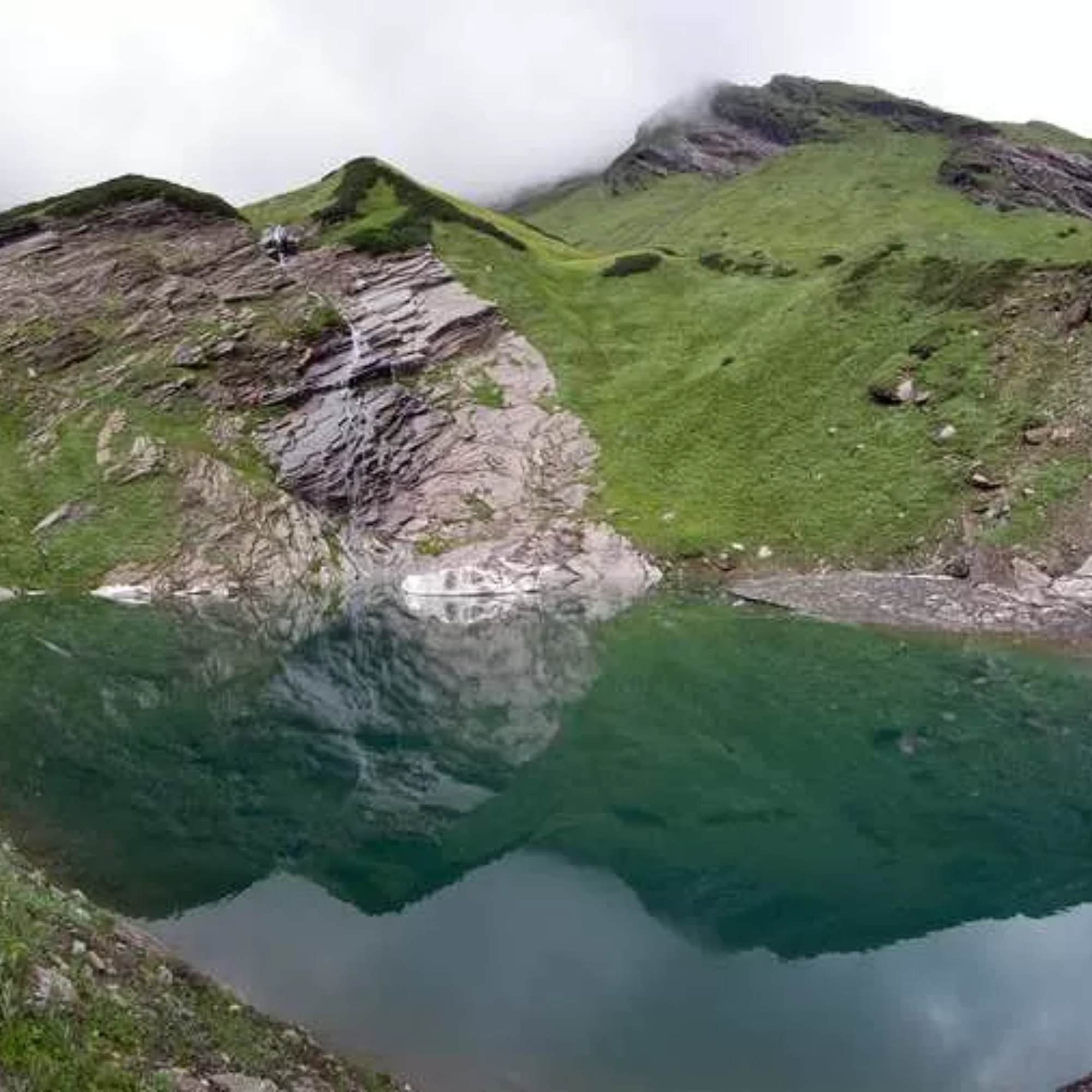 Beas Kund Trek alpine meadows near Manali Himachal Pradesh