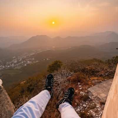 Watch Sunset from Sajjangarh Monsoon Palace