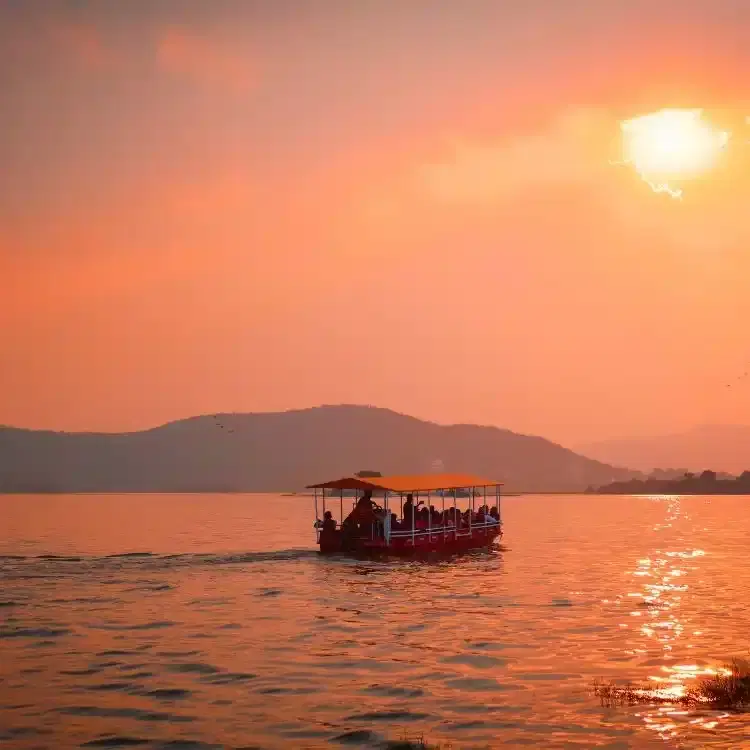 Cruise Across Lake Pichola at Sunset