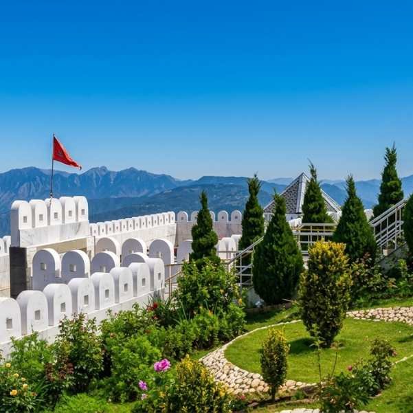 Chail hill station in Himachal Pradesh surrounded by deodar forests