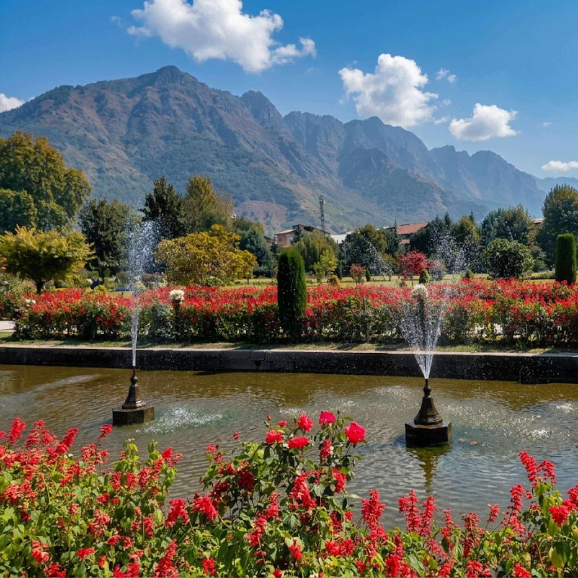 Shalimar Bagh Srinagar in Full Bloom.jpg