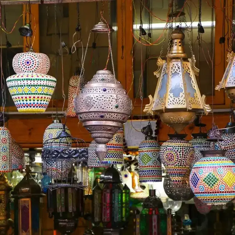 Shop in Colourful Local Bazaars