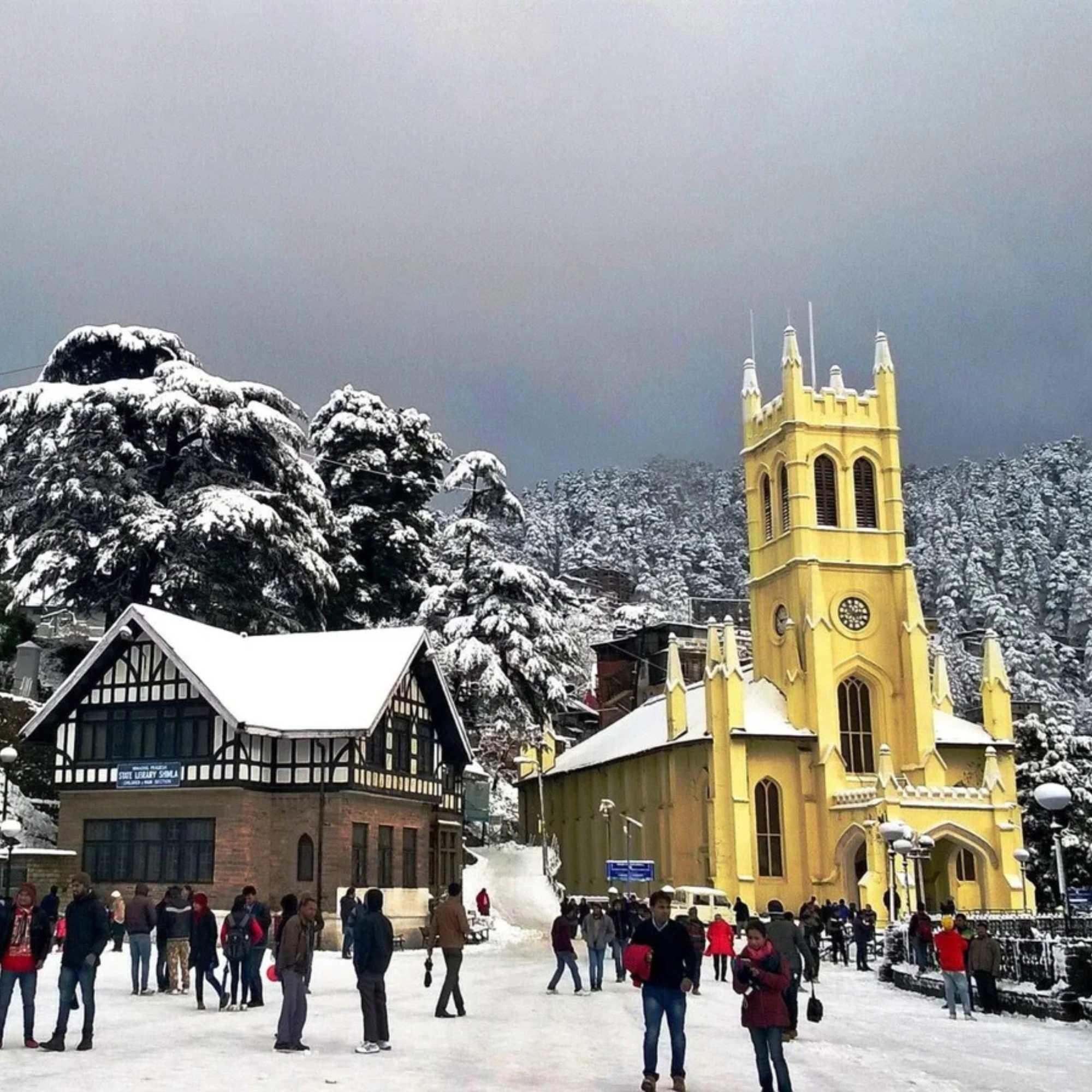 The Ridge Shimla with mountain views on a clear day