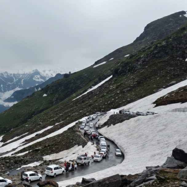 Rohtang Pass in January
